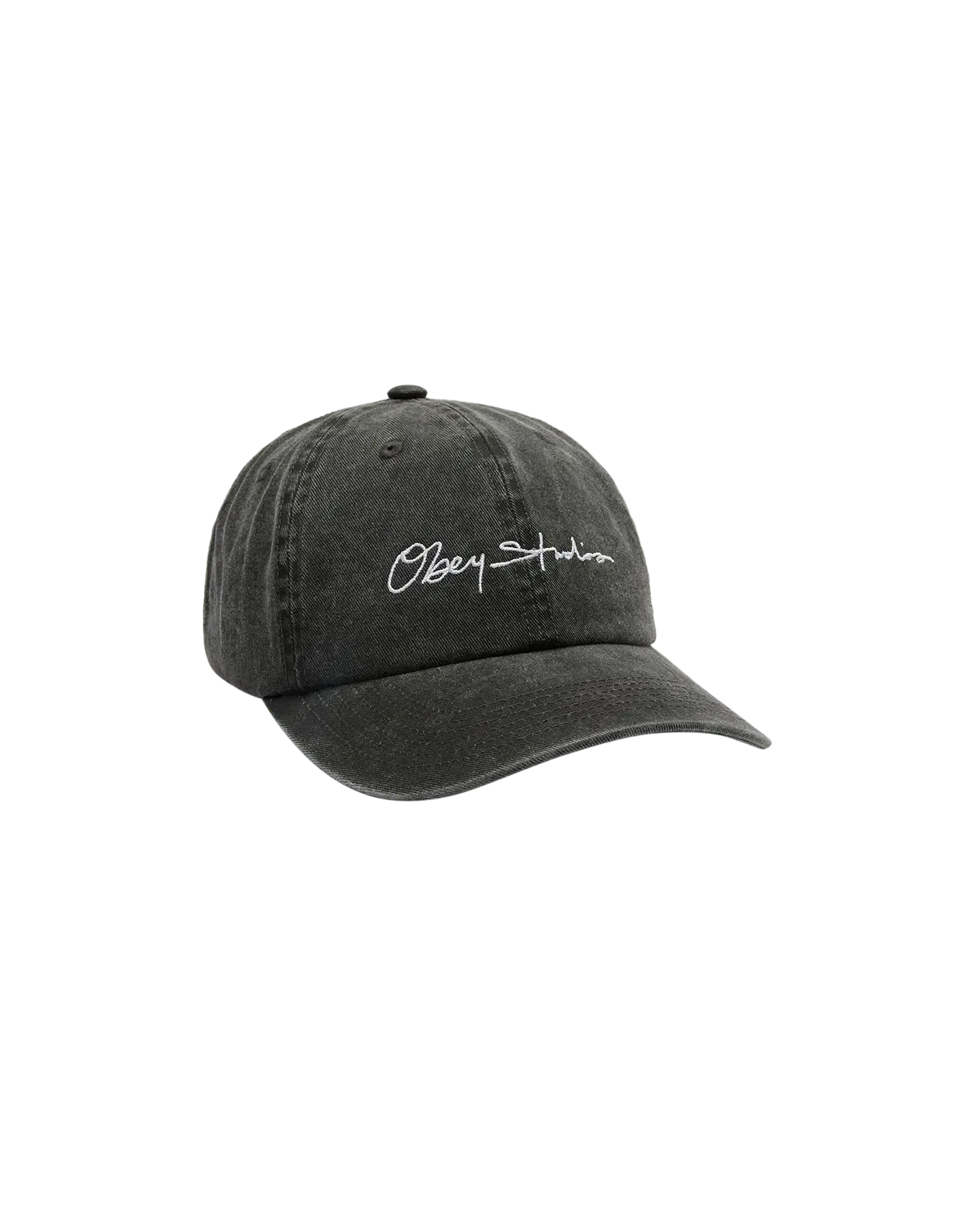 OBEY Pigment Signature 6 Panel Cap - Pigment Black