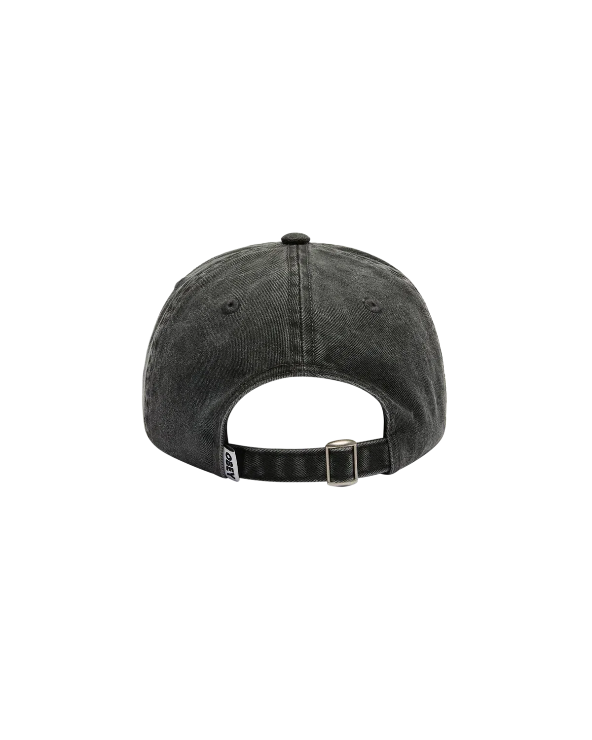 OBEY Pigment Signature 6 Panel Cap - Pigment Black