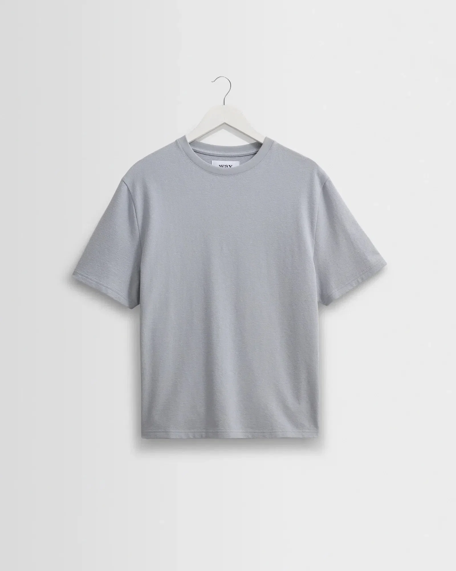 Wax London Dean Textured T-Shirt - Pale Blue