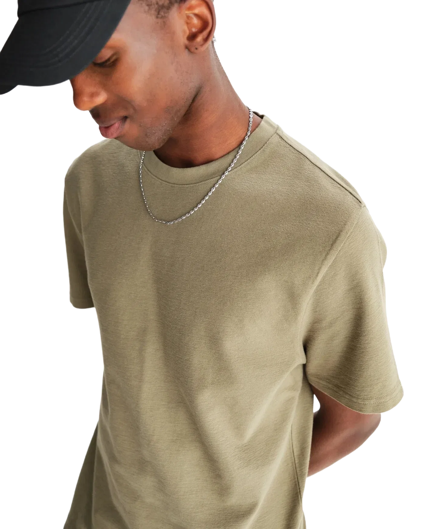 Wax London Dean Textured T-Shirt - Green