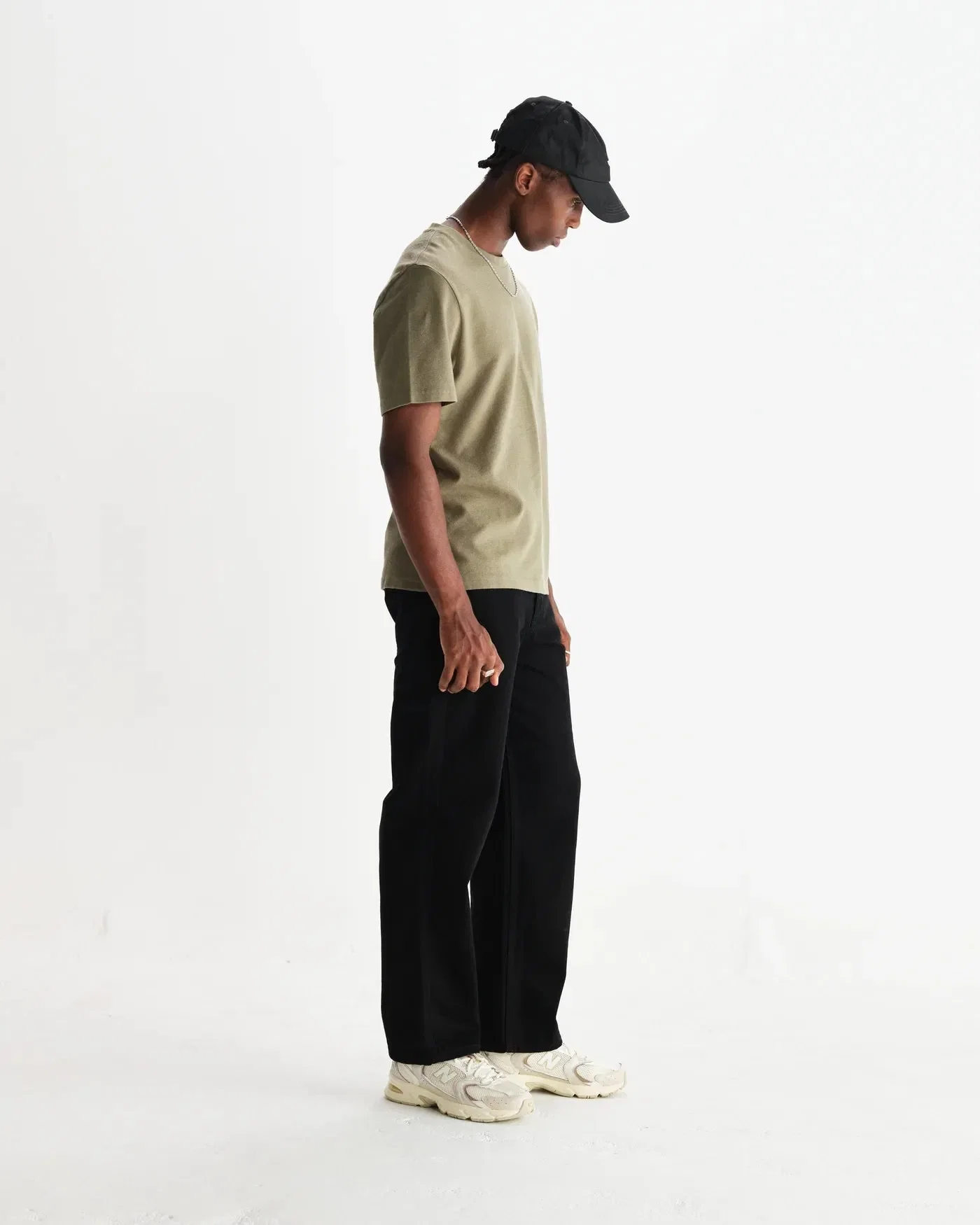 Wax London Dean Textured T-Shirt - Green
