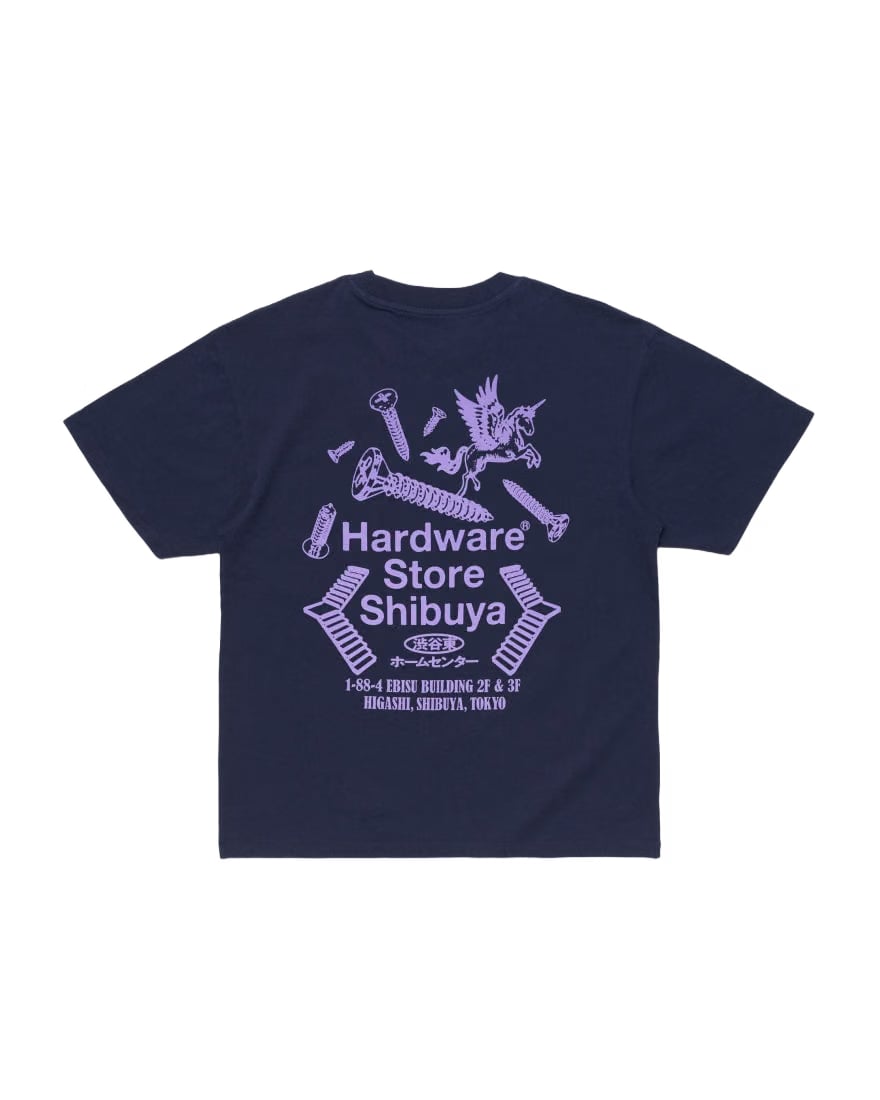 Edwin Hardware Store Shibuya T-Shirt - Maritime Blue