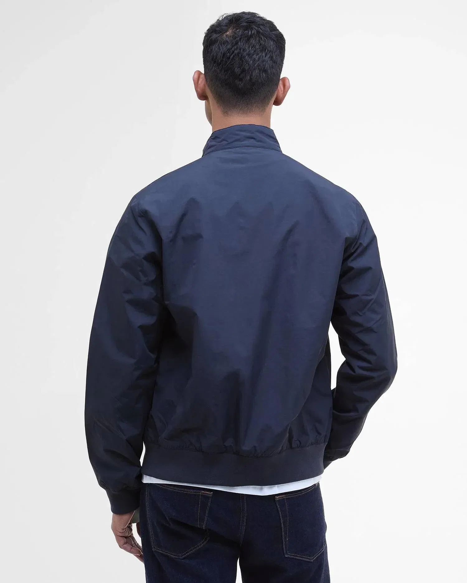 Barbour Royston Casual Harrington Jacket - Navy