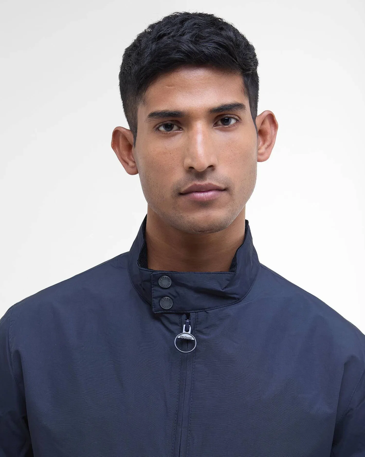 Barbour Royston Casual Harrington Jacket - Navy