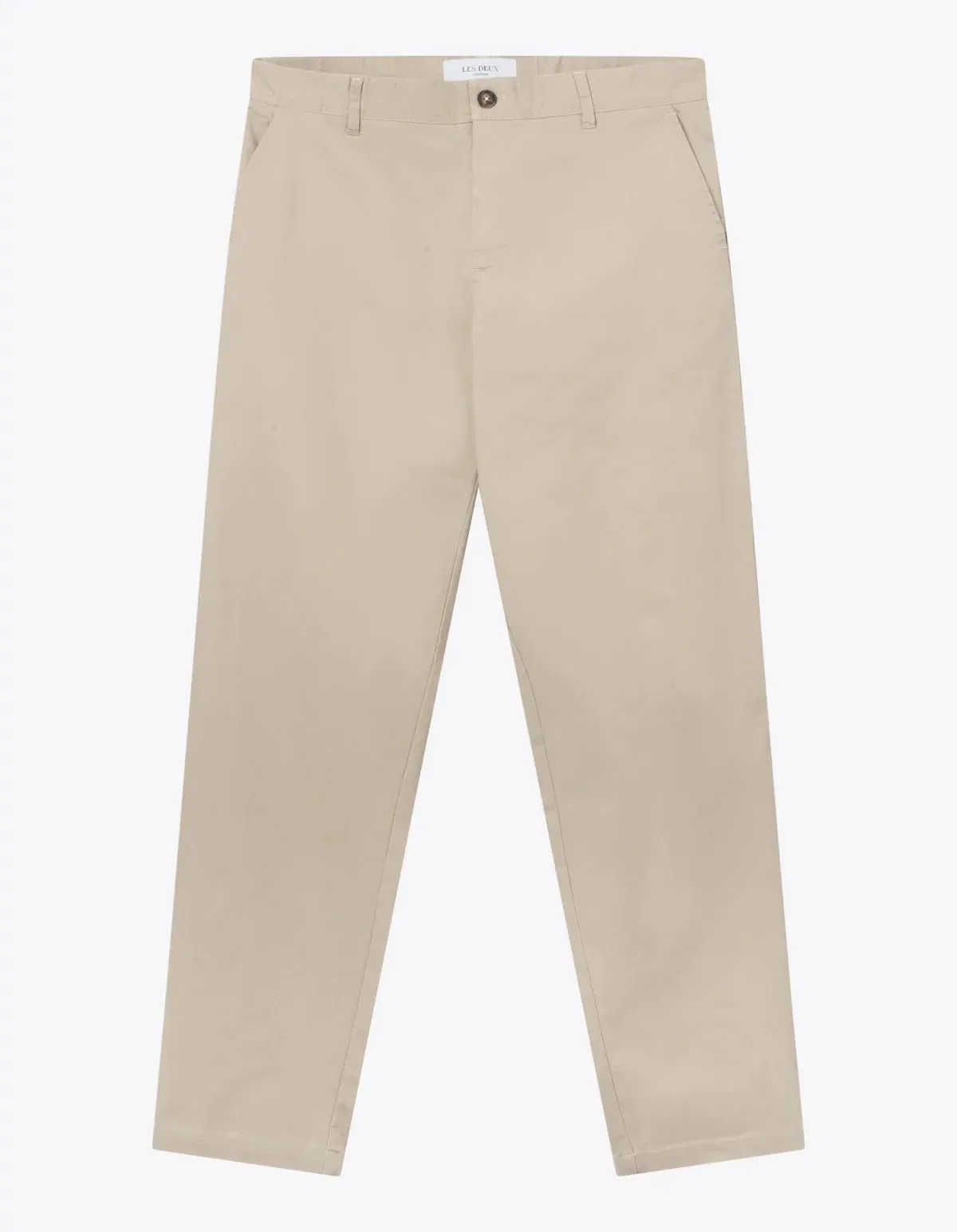 Les Deux Jared Twill Chino Pants - Dark Sand
