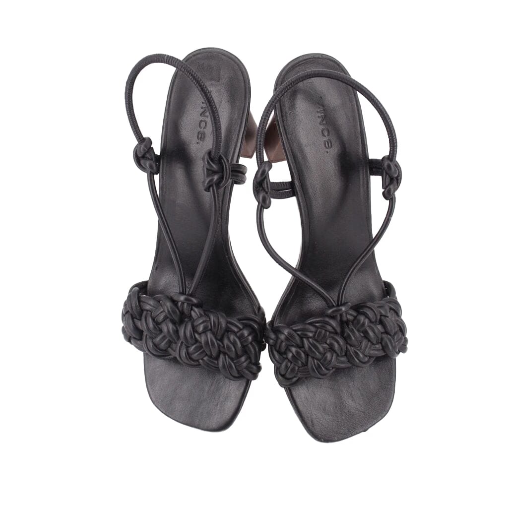 VINCE SLINGBACK HEELS BLACK 10 US