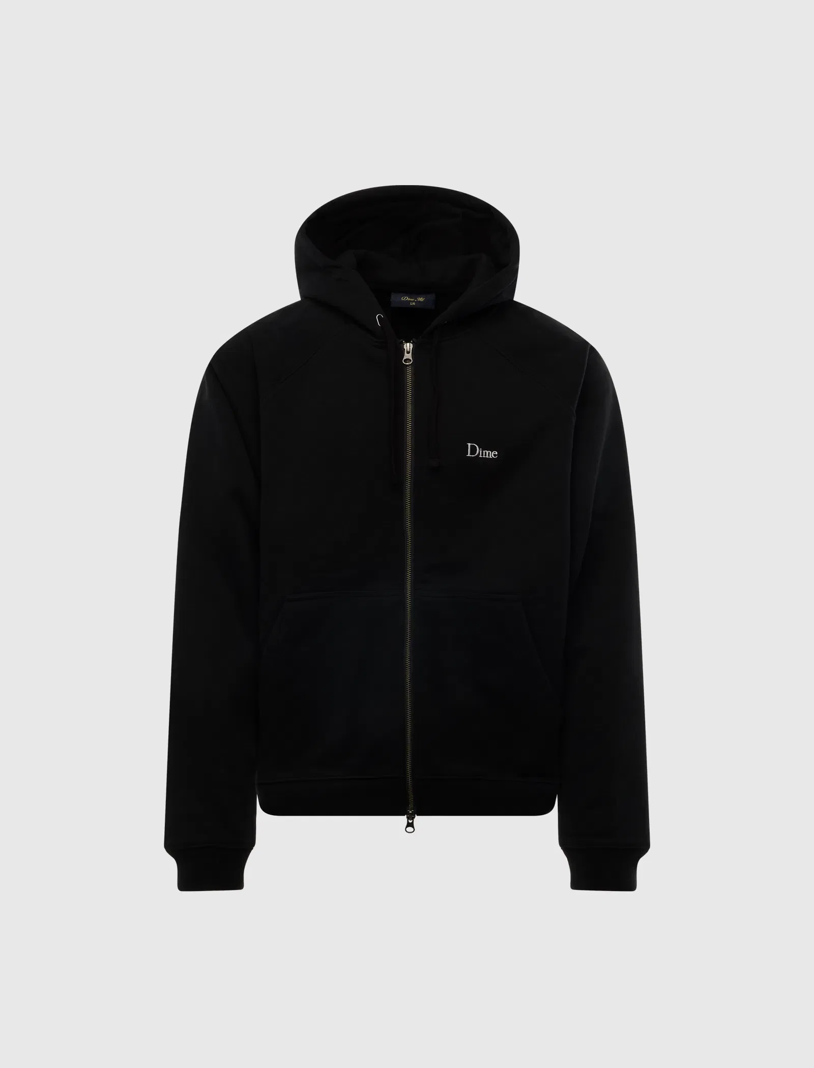 Dime CLASSIC SMALL LOGO ZIP HOODIE
