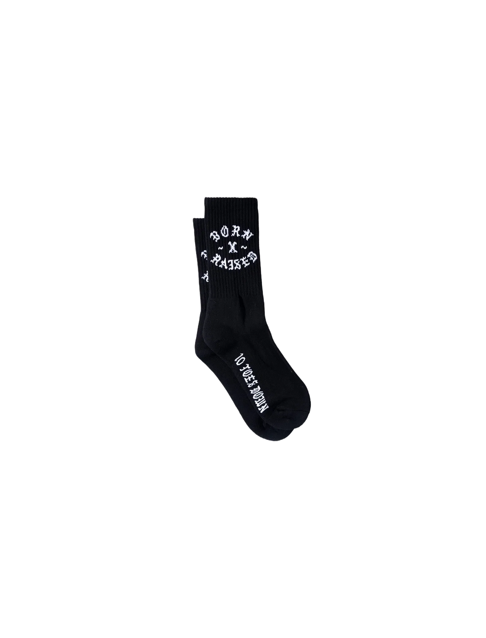 born x raised 10 TOES DOWN SOCKS