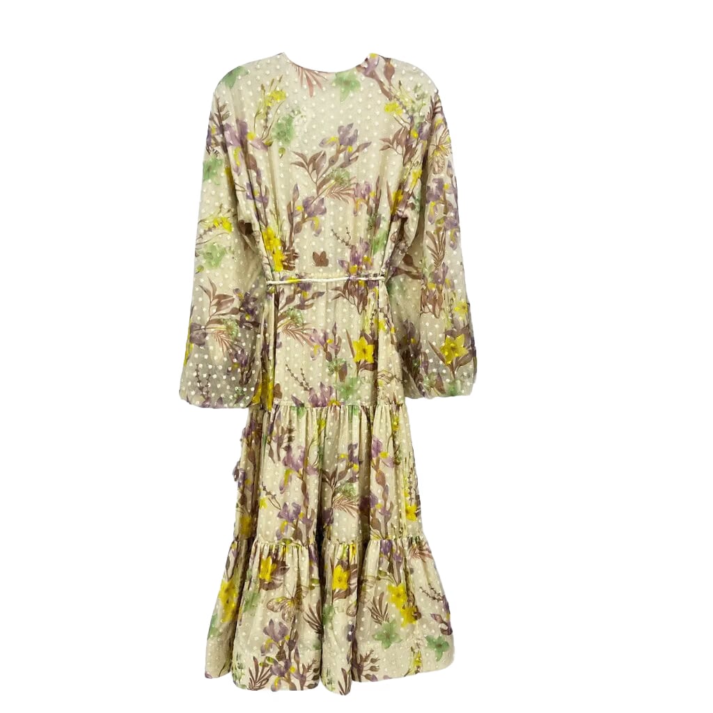 ALEXIS PRINT DRESSES CREAM S