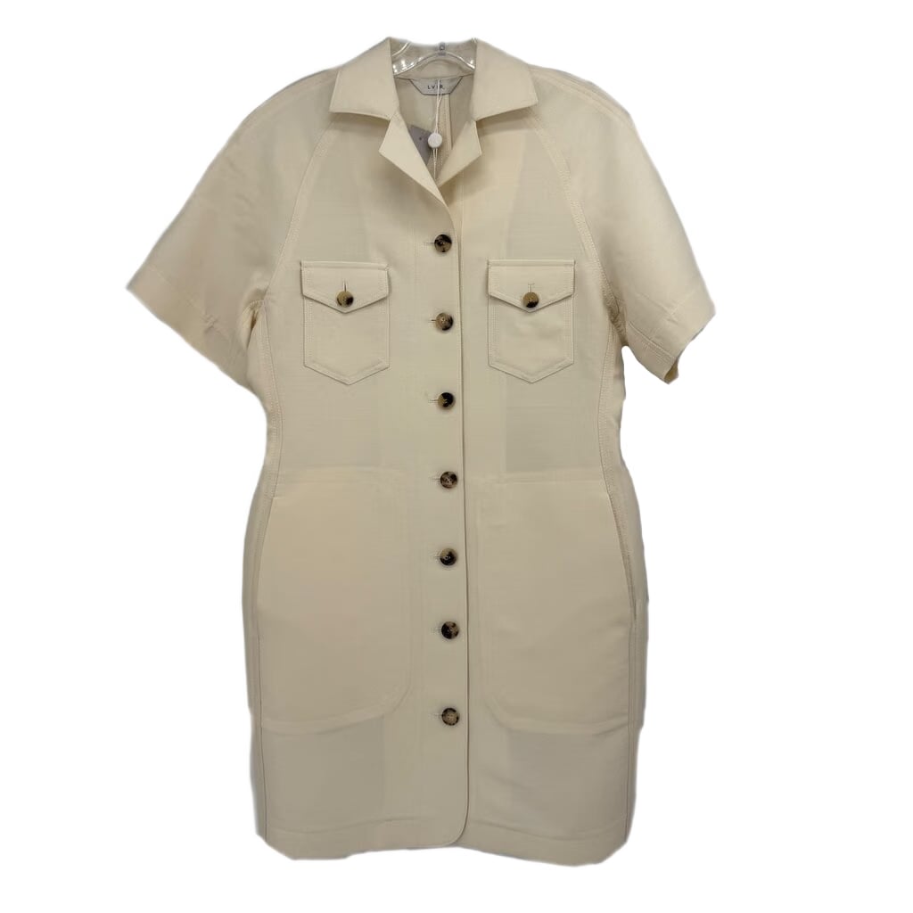 LVIR SHORT SLEEVE DRESSES CREAM M