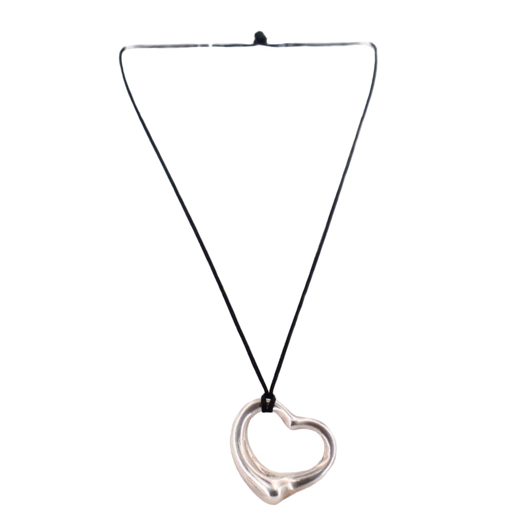 TIFFANY & CO STERLING SILVER OPEN HEART NECKLACES