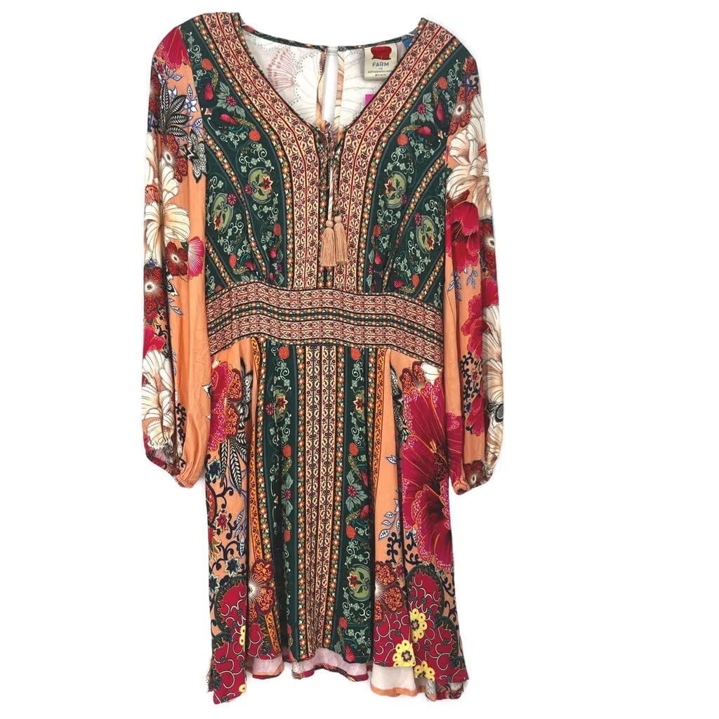 FARM RIO SHORT DRESSES ORANGE S
