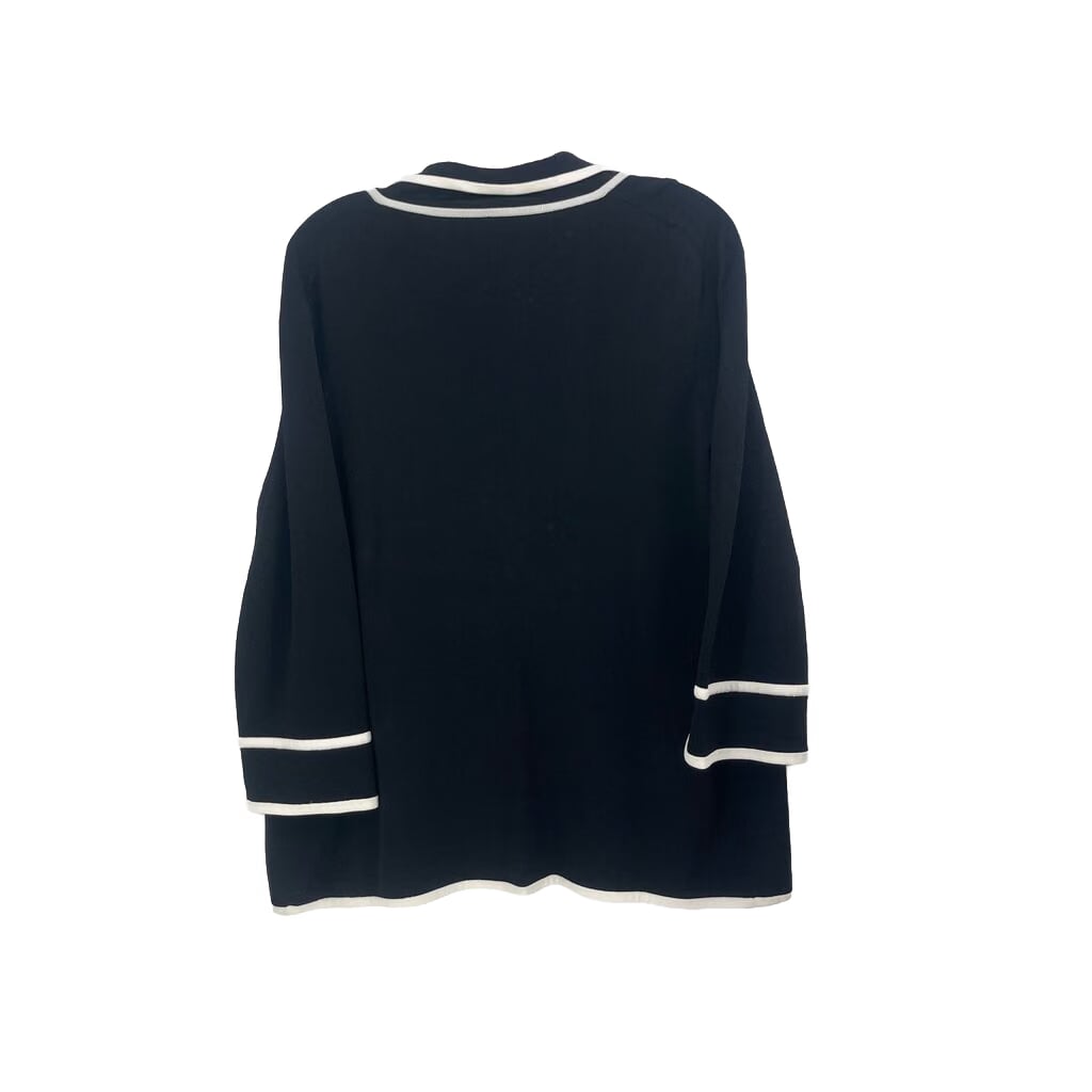 ESCADA TOP/CARD/SKIRT 2 PC BLACK L