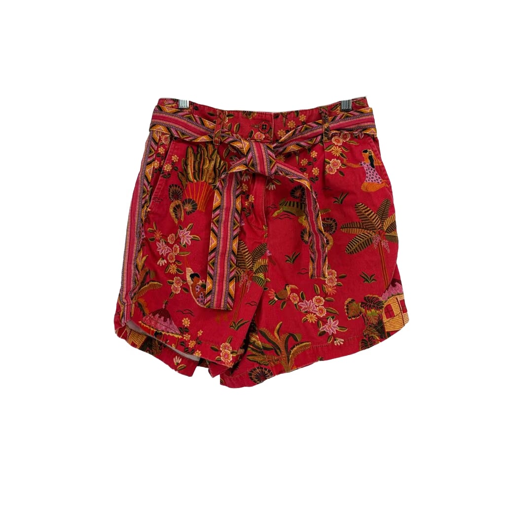FARM RIO PRINT SHORTS CORAL S
