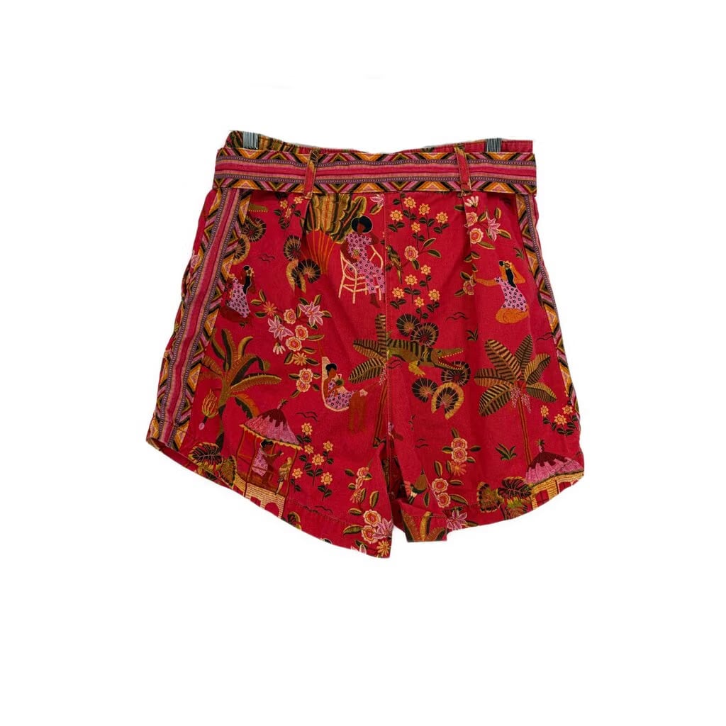 FARM RIO PRINT SHORTS CORAL S