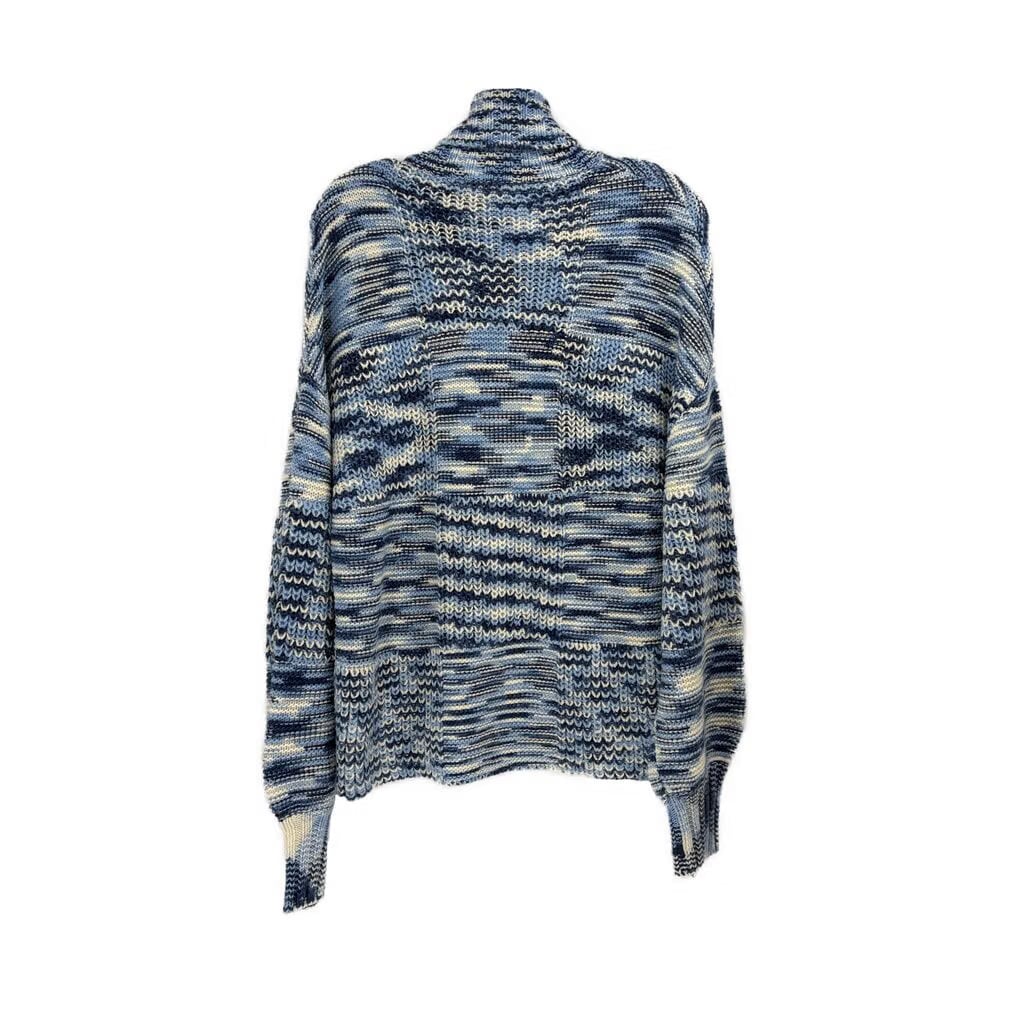 STAUD TURTLENECK SWEATERS BLUE S
