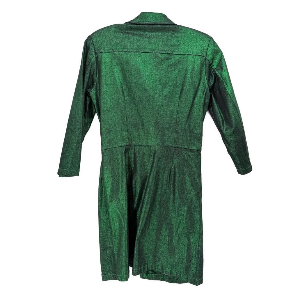 RETROFETE METALLIC DRESSES GREEN M