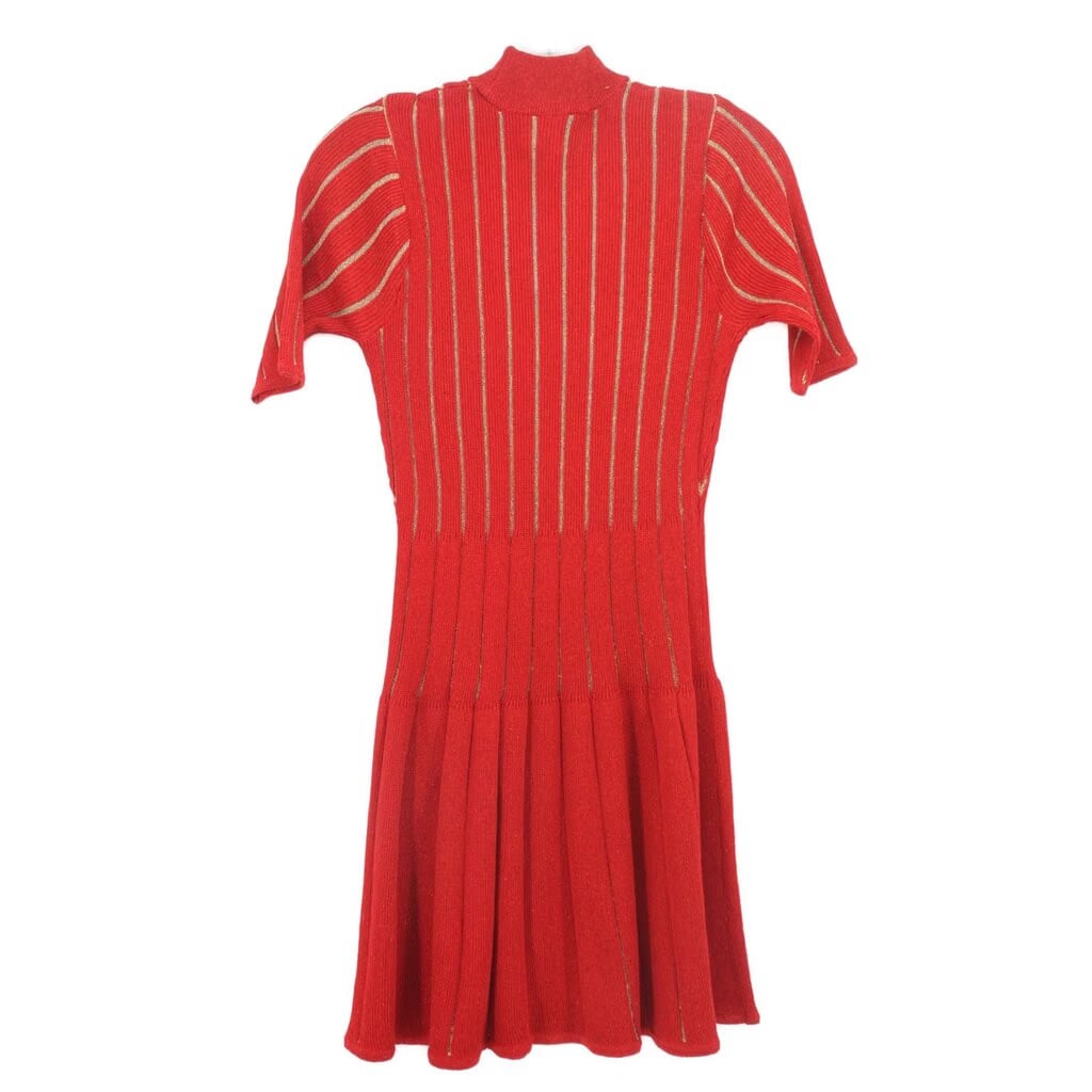 MISSONI METALLIC DRESSES RED S