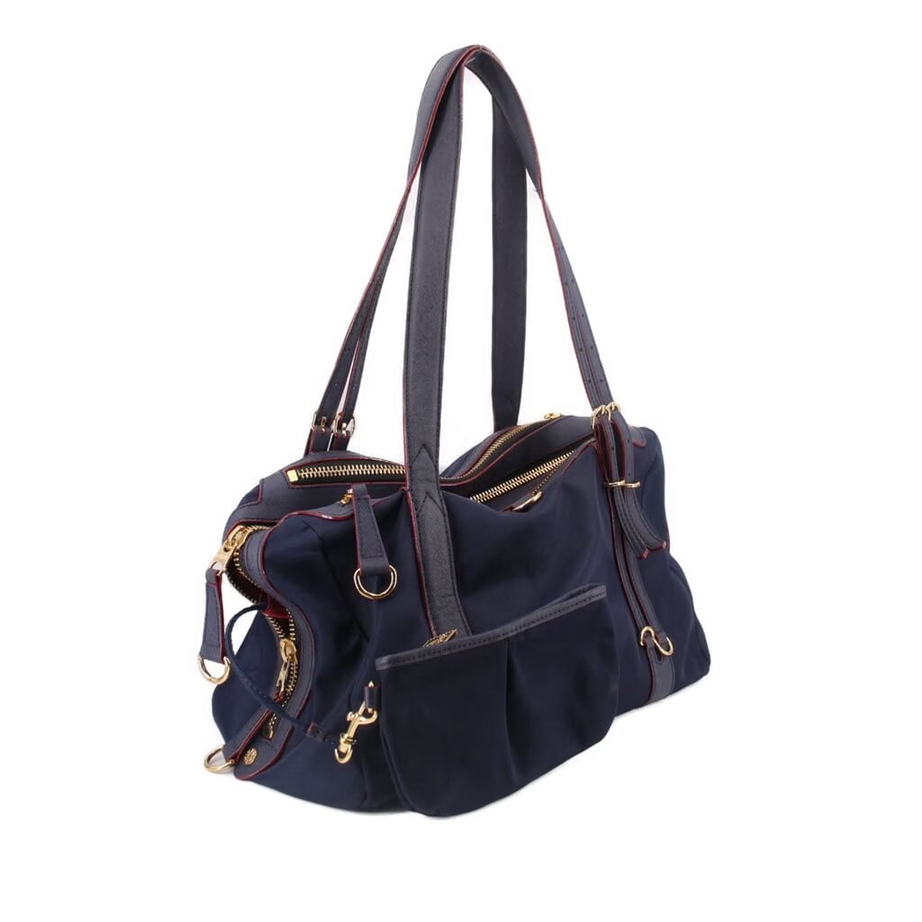 MZ WALLACE COLETTE SHOULDER BAGS NAVY