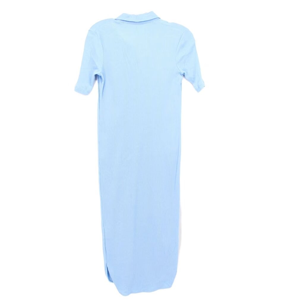 HELMUT LANG RIBBED DRESSES BLUE XS