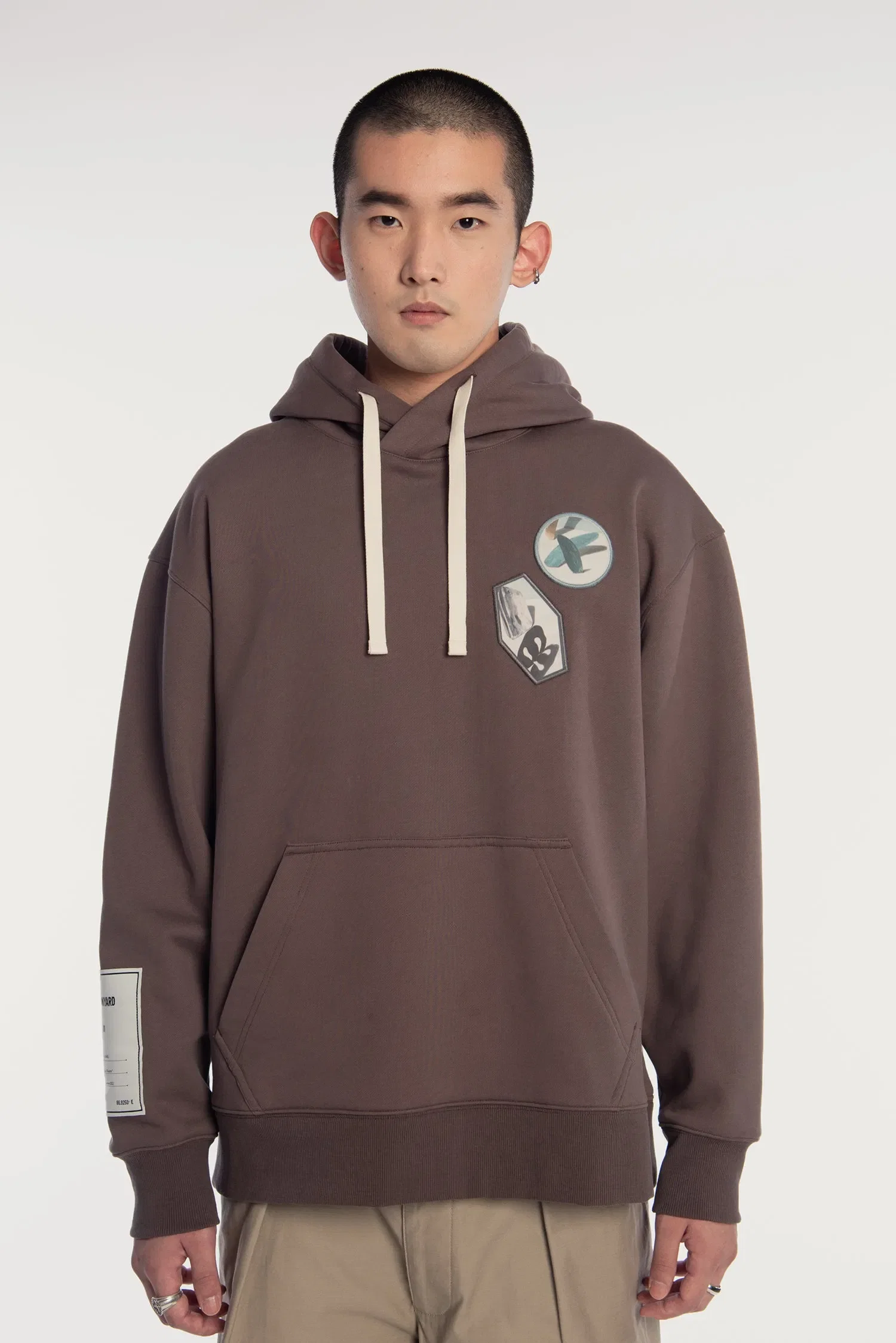 Spoonyard UNISEX ’DISCO’ PRINT BADGE HOODIES