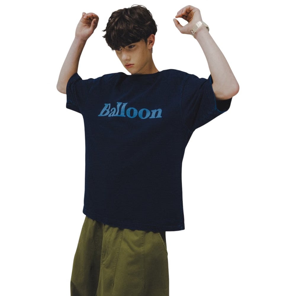ANGLAN Balloon Denim Tee