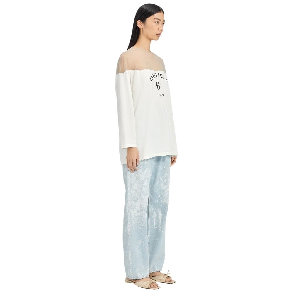 MM6 MAISON MARGIELA MANNEQUIN PRINT JERSEY TOP