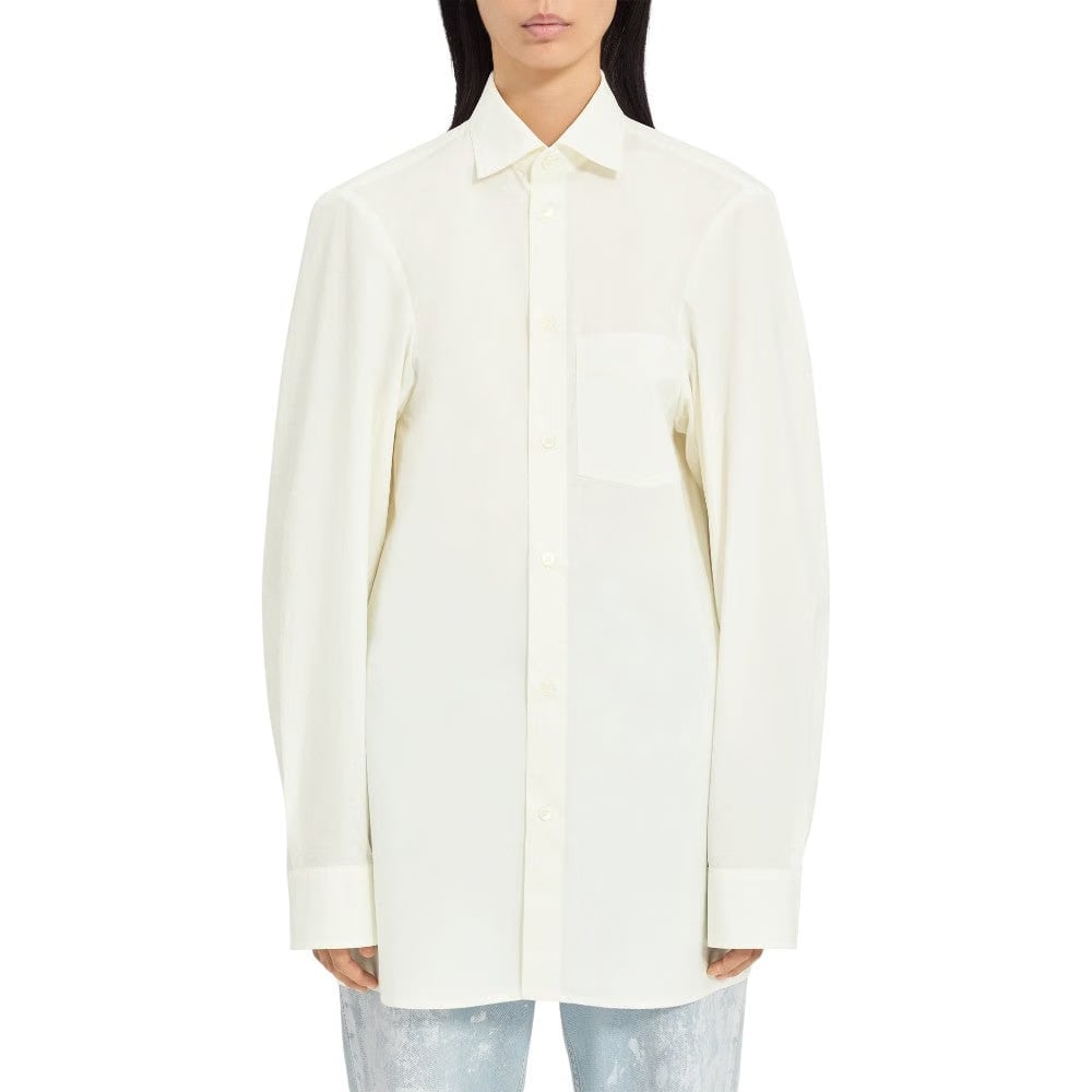 MM6 MAISON MARGIELA FLATTENED COTTON POPLIN SHIRT
