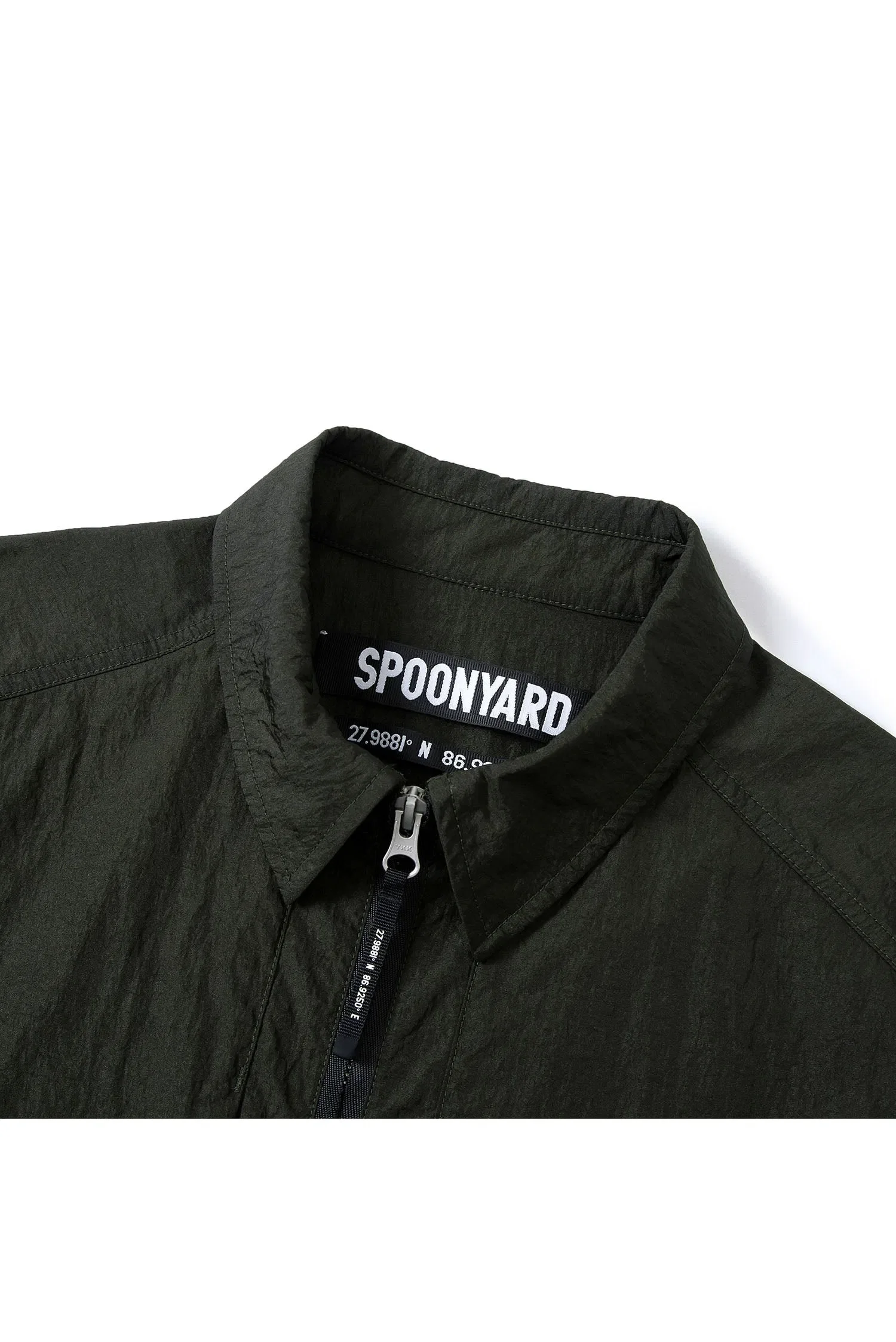 Spoonyard UNISEX ZIP-UP POCKET S/S SHIRT