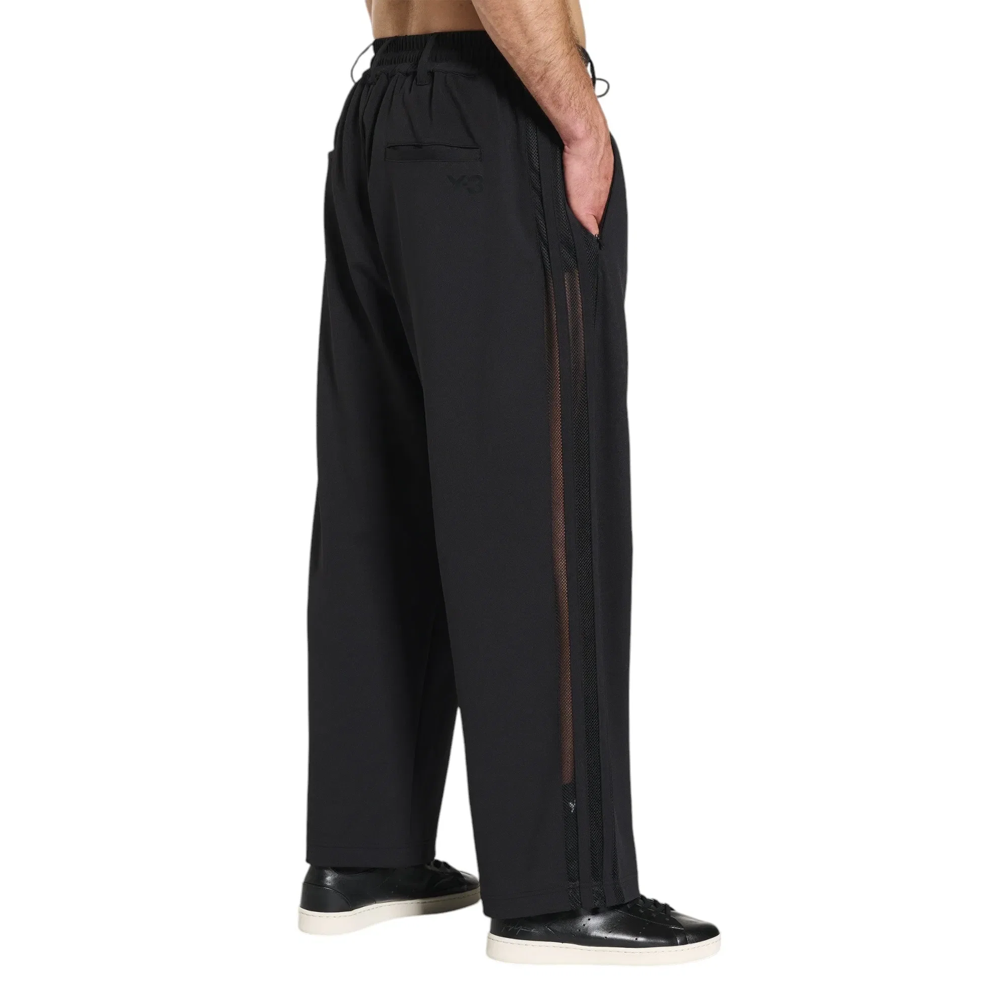 Y-3 MESH STRIPES TRACK TRACKSUIT BOTTOMS