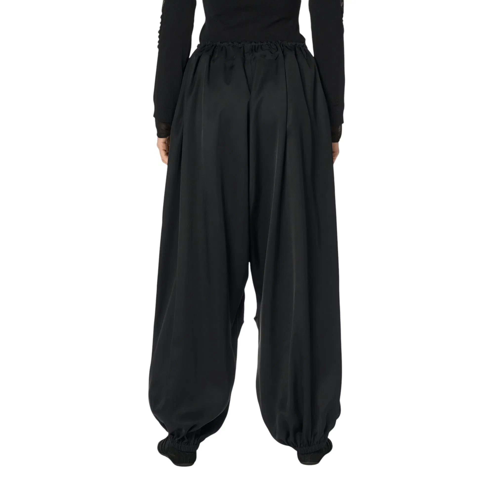 Y-3 RAYON TWILL WIDE PANTS