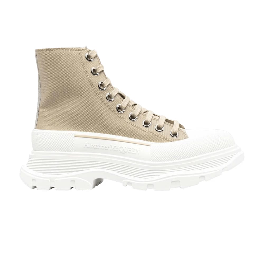 Alexander McQueen Wmns Tread Slick Boot 'Beige Canvas'
