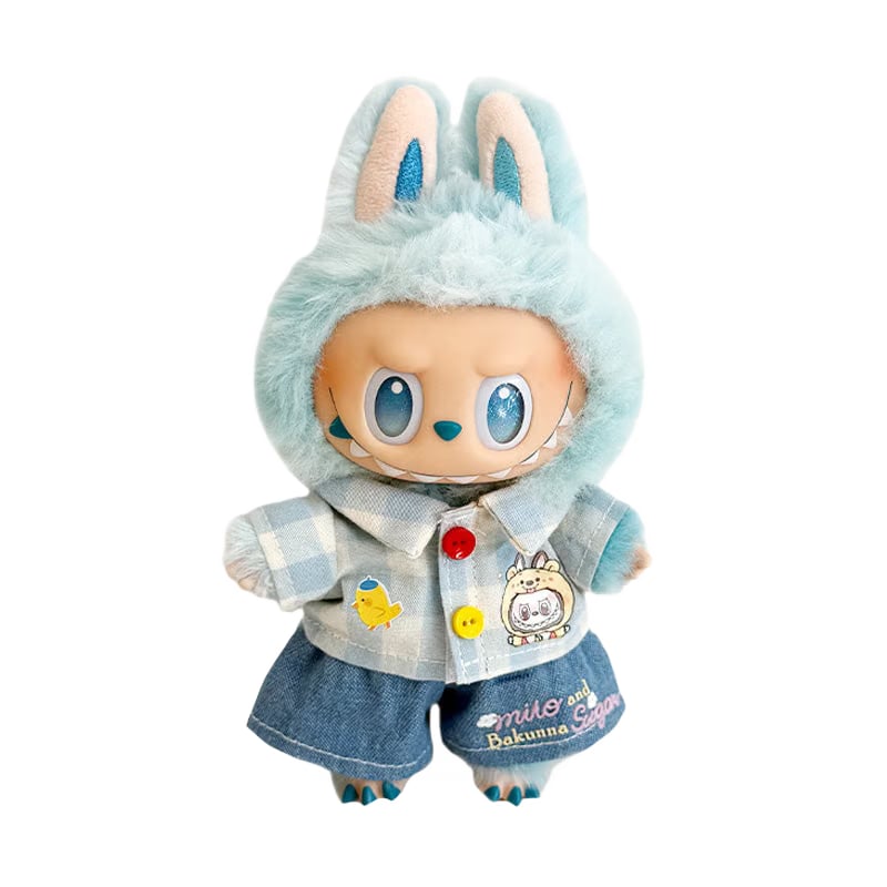 Labubu Outfit - Blue Shirt + Jeans
