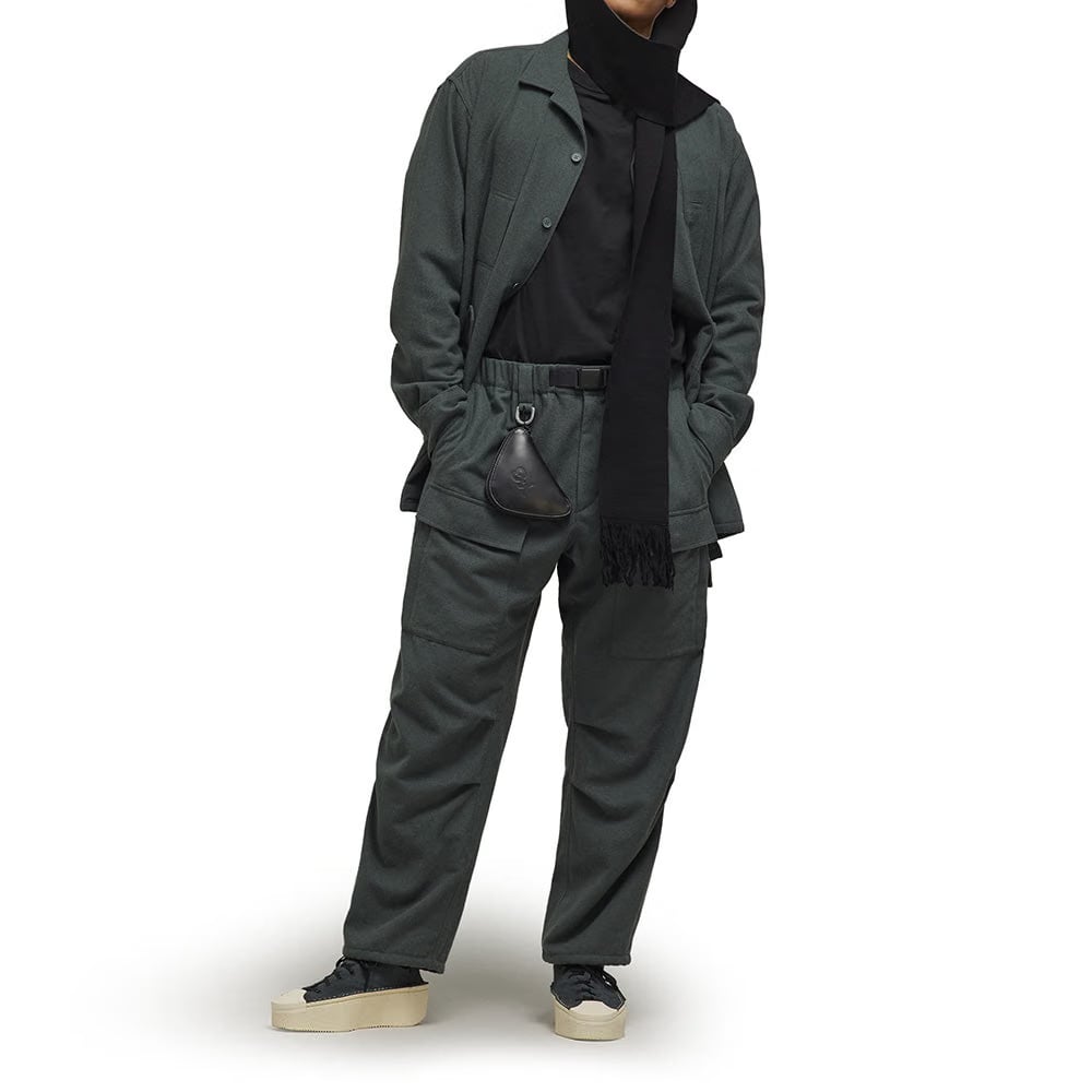 Y-3 WOOL FLANNEL CARGO JOGGERS (UNISEX)
