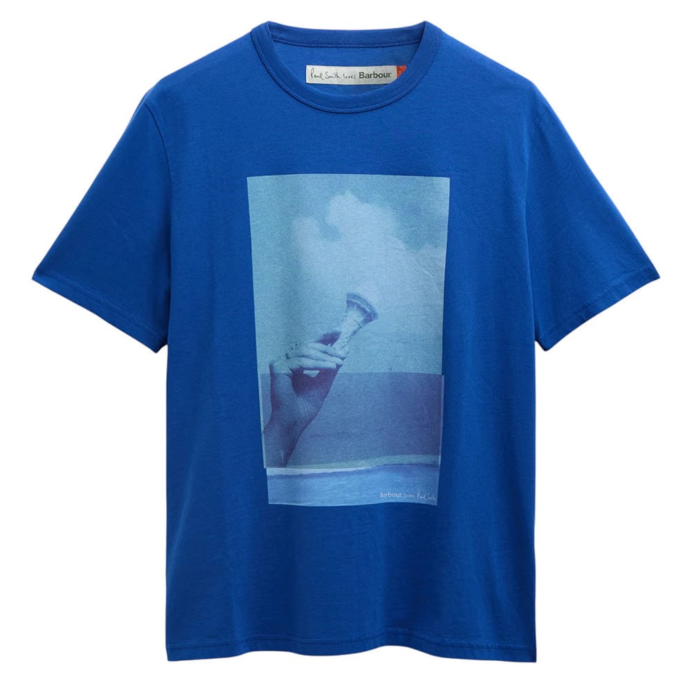 Barbour PAUL SMITH LOVES BARBOUR SCOOP T-SHIRT