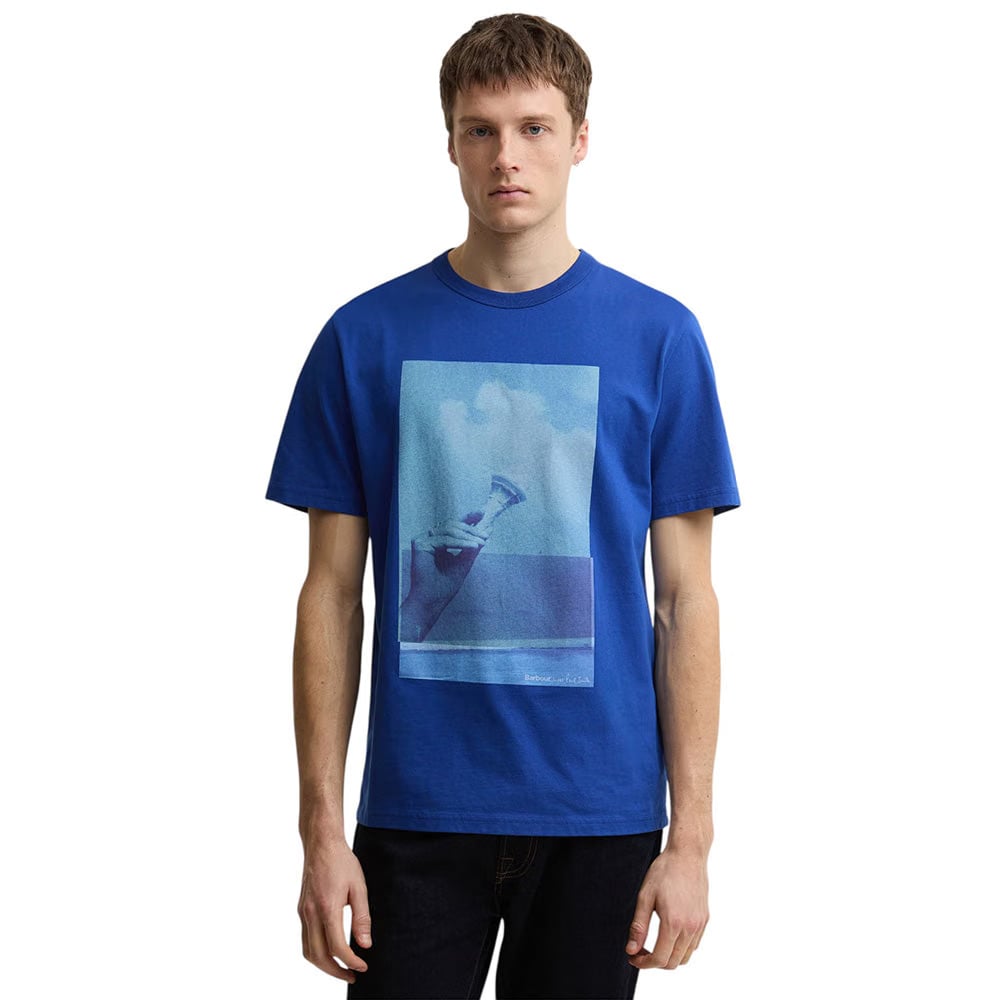 Barbour PAUL SMITH LOVES BARBOUR SCOOP T-SHIRT