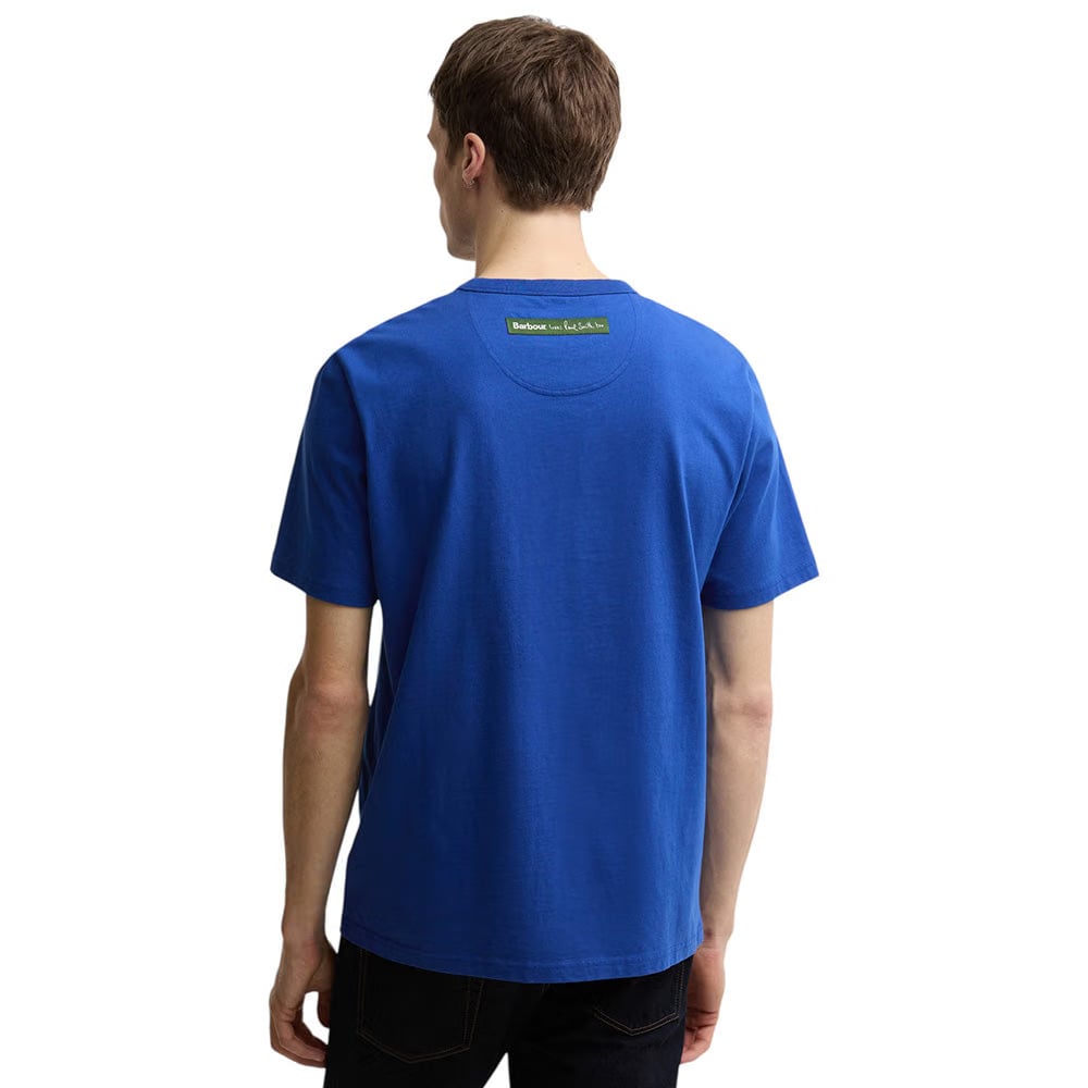 Barbour PAUL SMITH LOVES BARBOUR SCOOP T-SHIRT