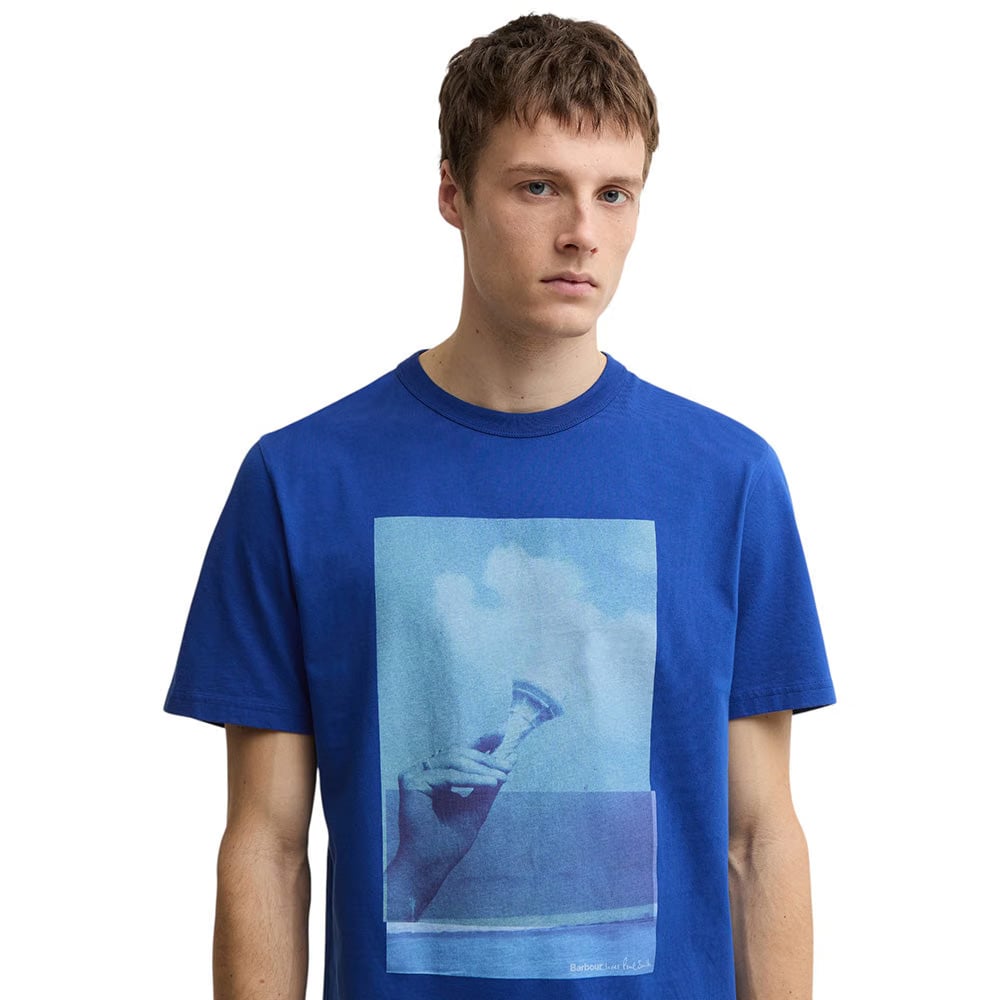 Barbour PAUL SMITH LOVES BARBOUR SCOOP T-SHIRT