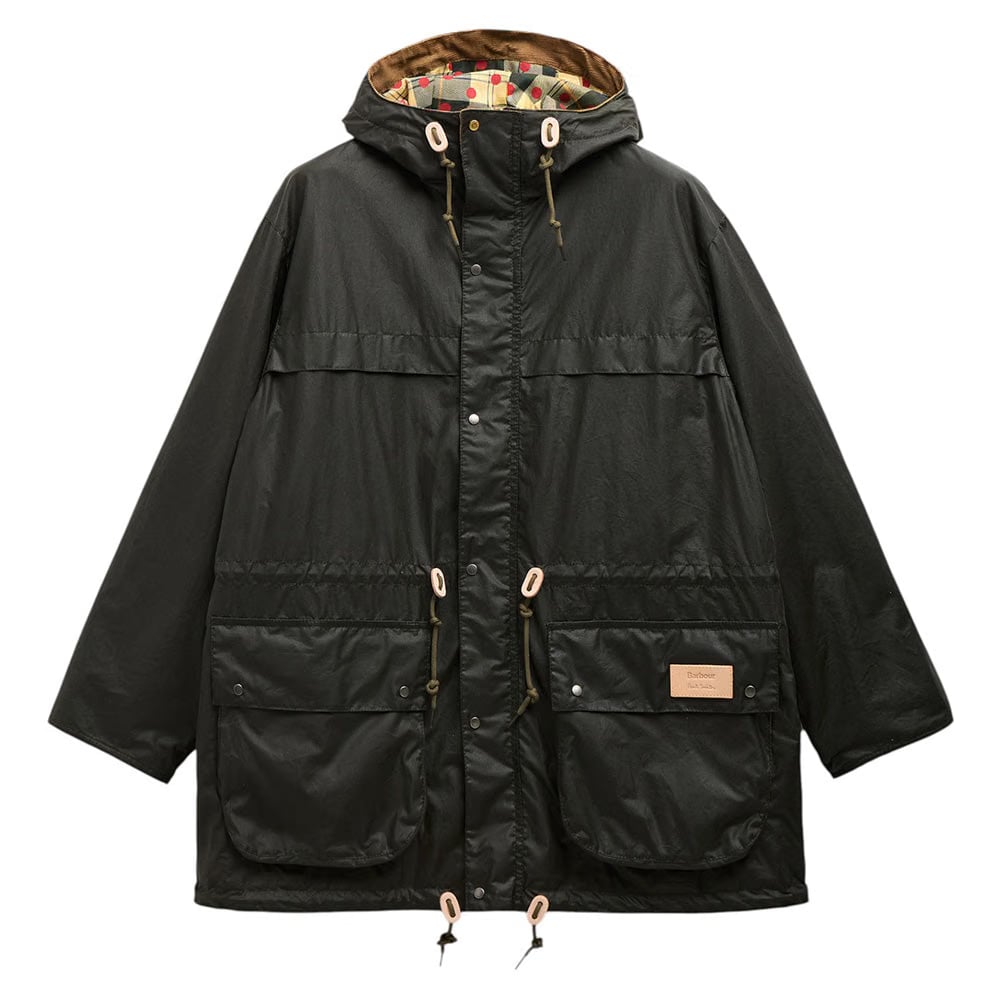Barbour PAUL SMITH LOVES BARBOUR DURHAM WAXED JACKET