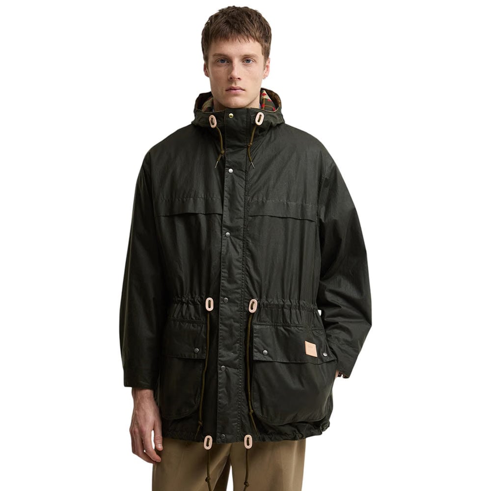 Barbour PAUL SMITH LOVES BARBOUR DURHAM WAXED JACKET