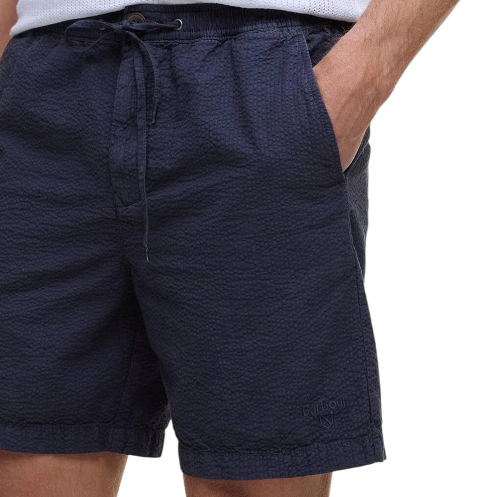 BARBOUR SEERSUCKER RELAXED SHORTS