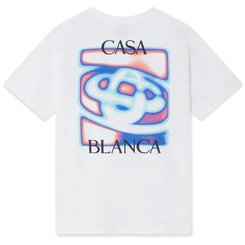 CASABLANCA HEAT MAP LOGO SHORT SLEEVE T‑SHIRT