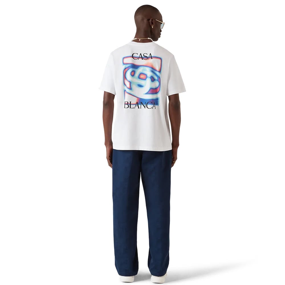 CASABLANCA HEAT MAP LOGO SHORT SLEEVE T‑SHIRT