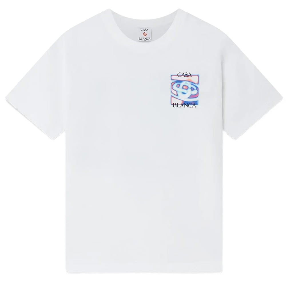 CASABLANCA HEAT MAP LOGO SHORT SLEEVE T‑SHIRT