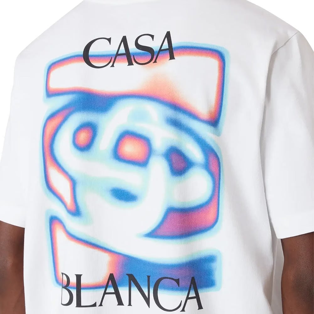 CASABLANCA HEAT MAP LOGO SHORT SLEEVE T‑SHIRT