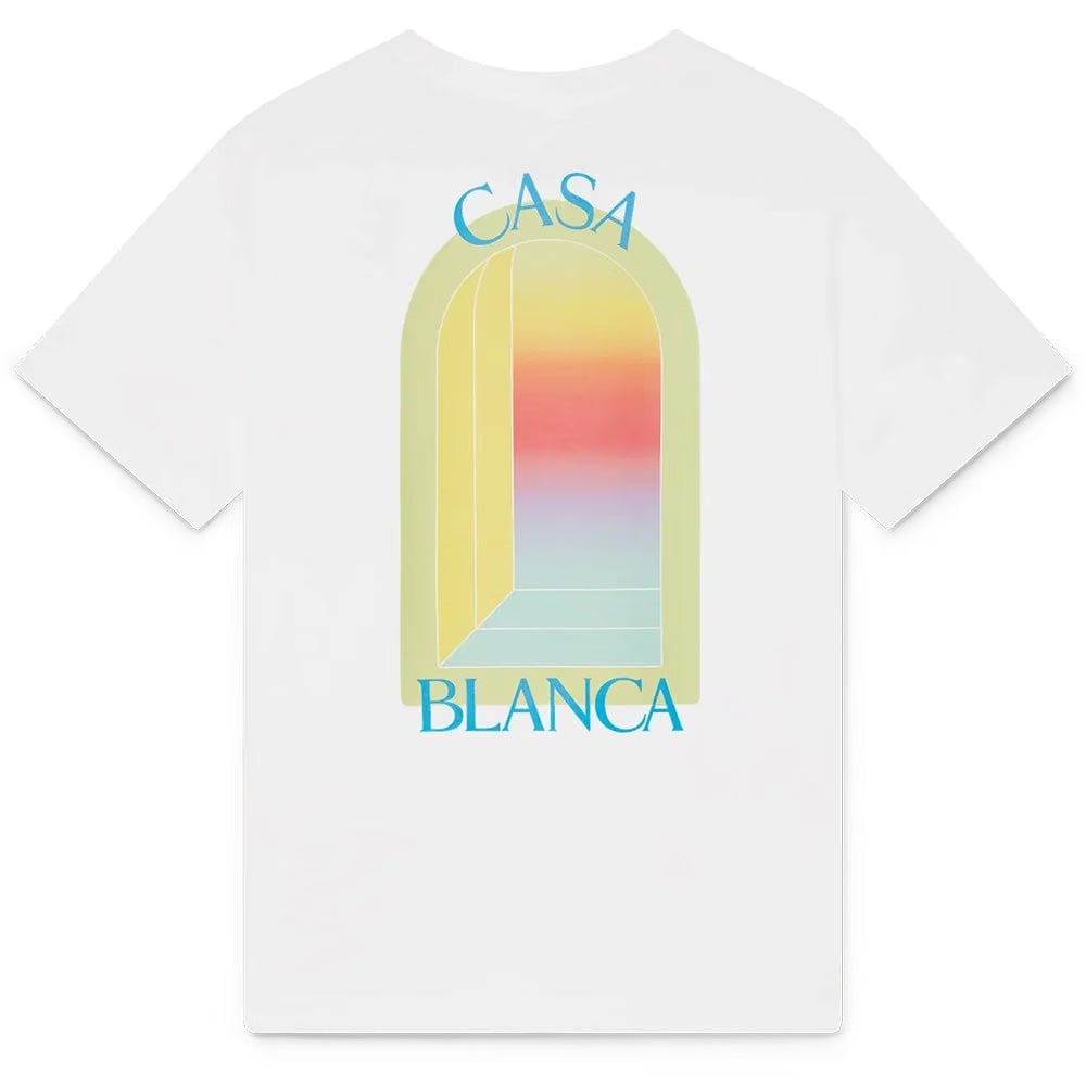 CASABLANCA L'ARCHE SHORT SLEEVE T‑SHIRT