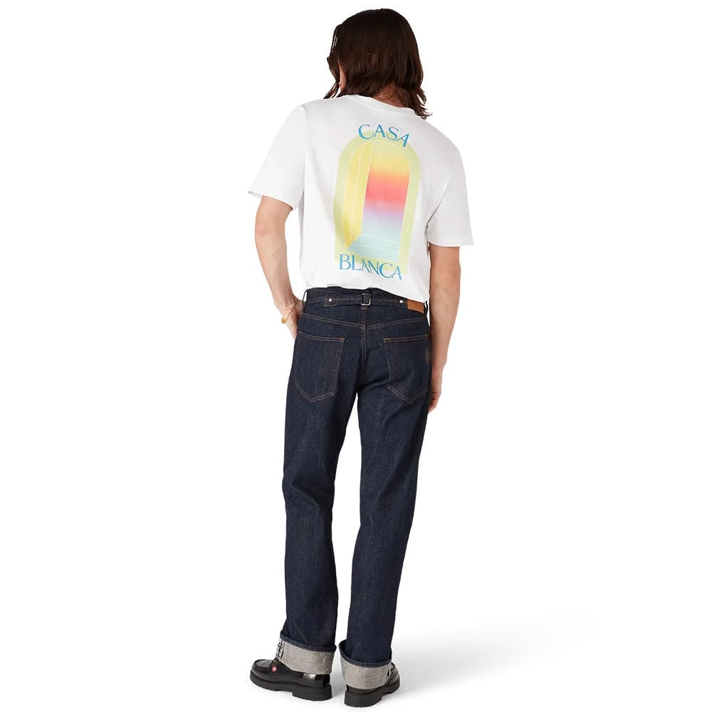 CASABLANCA L'ARCHE SHORT SLEEVE T‑SHIRT
