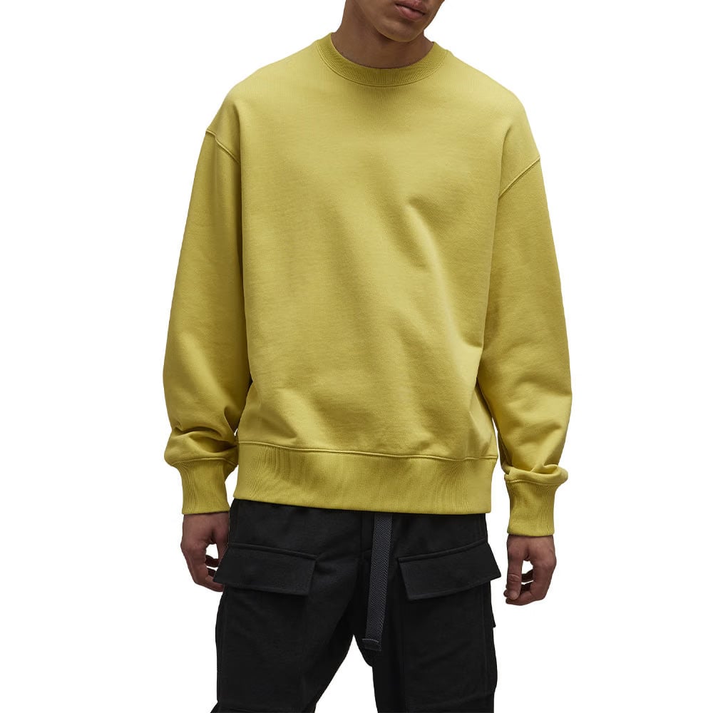 Y-3 ORGANIC COTTON TERRY CREW SWEATER (UNISEX)