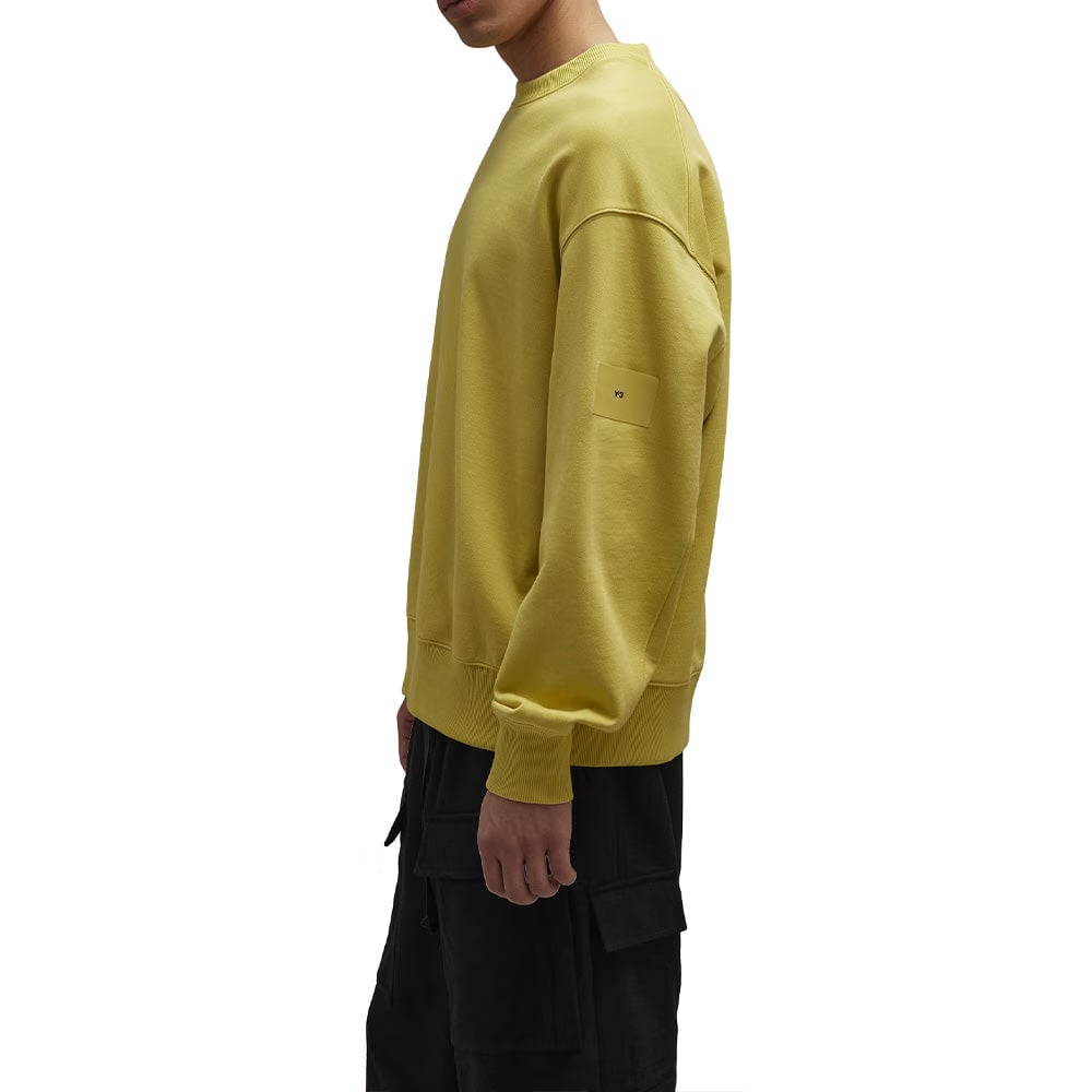 Y-3 ORGANIC COTTON TERRY CREW SWEATER (UNISEX)
