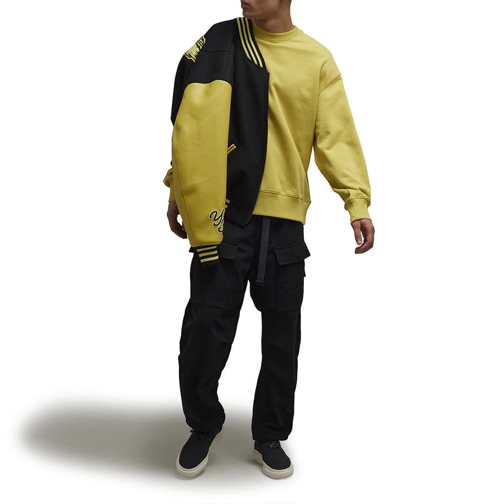 Y-3 ORGANIC COTTON TERRY CREW SWEATER (UNISEX)